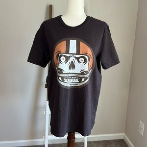 Cleveland Browns Inspired Design on Bella Canvas Brown T-Shirt Size Large in GUC